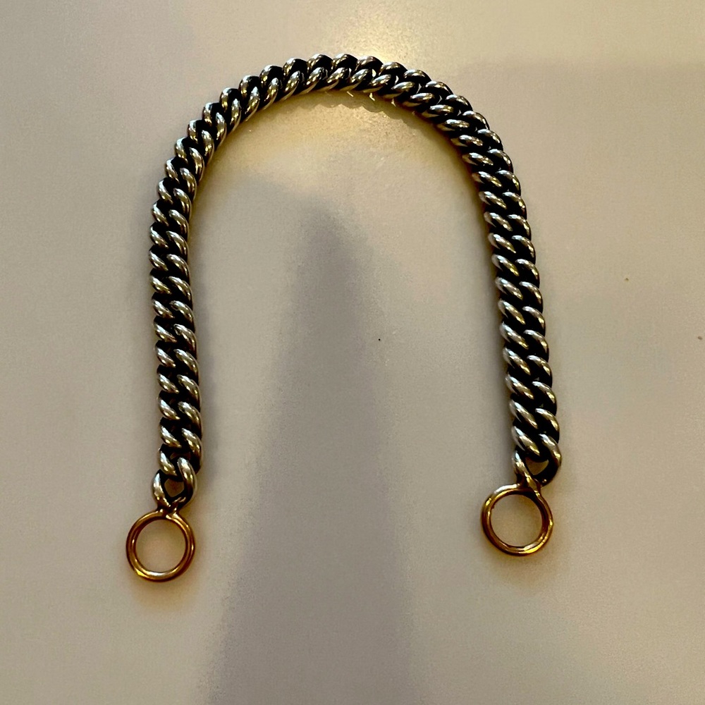 Marla Aaron Not So Heavy curb chain bracket. Worn once
